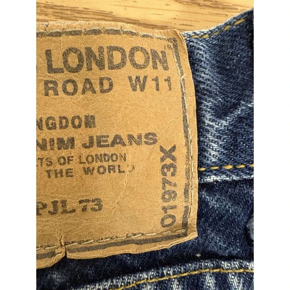 Y2K Pepe Jeans London Mens Blue Denim 38x34 Casual